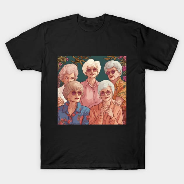 Golden Girls illustration T-Shirt by KOTYA